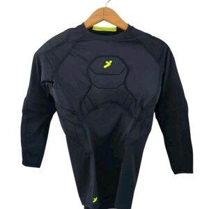 Storelli Shirt Mens Small BodyShield Padded Compression Long Sleeve Goalie